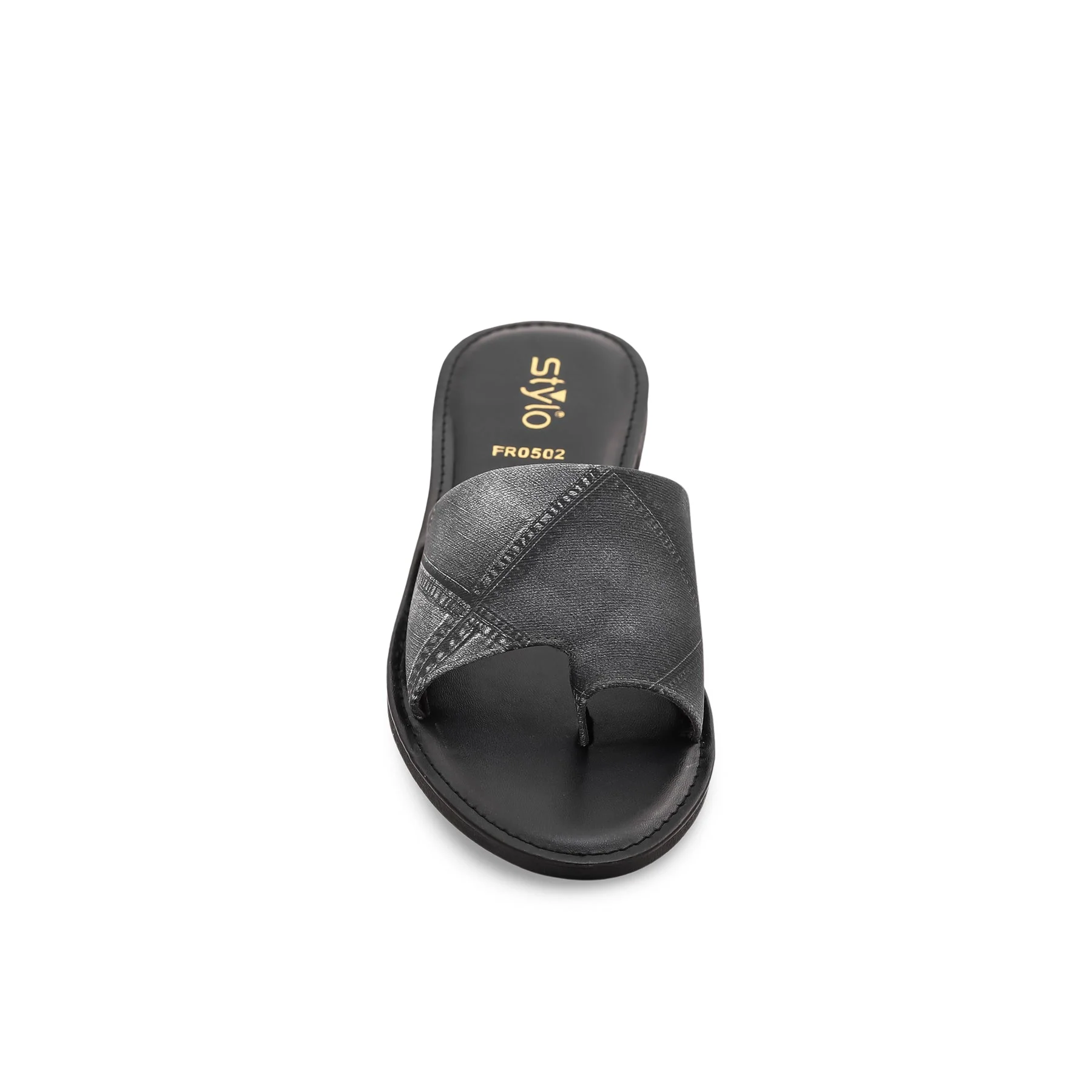 Black Formal Chappal FR0502 - Image 3