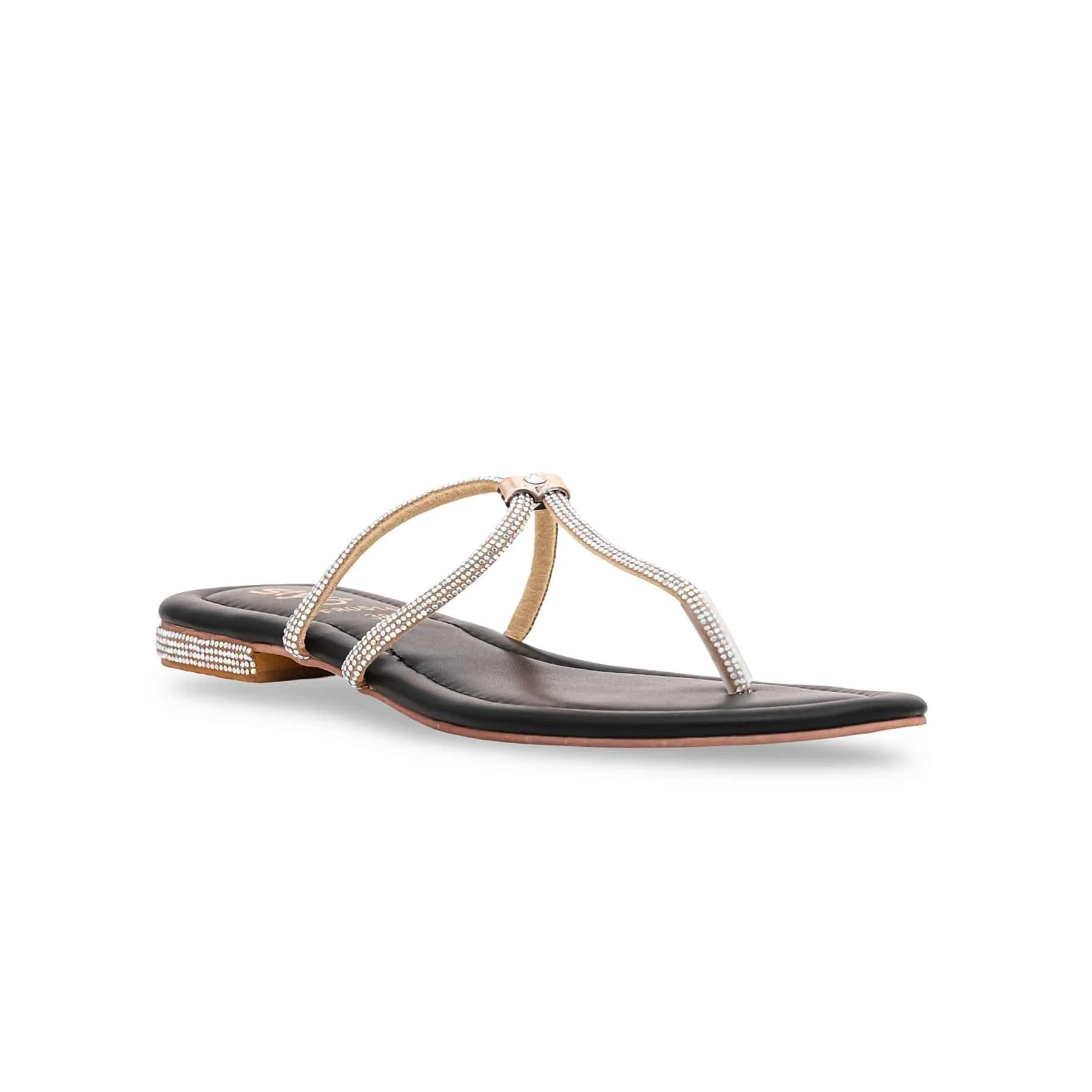 Black Formal Chappal FR0514 - Image 2