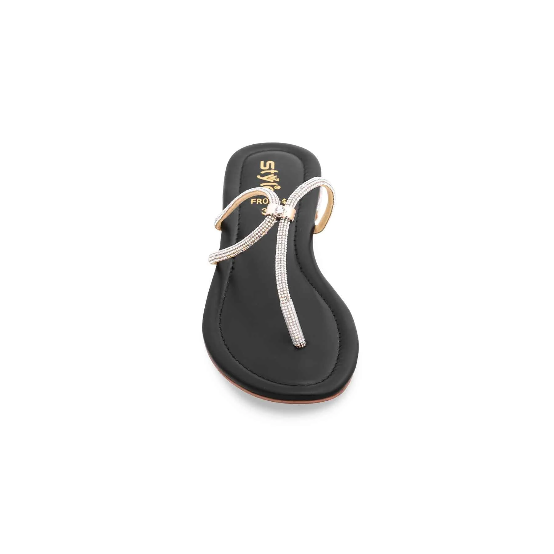 Black Formal Chappal FR0514 - Image 3