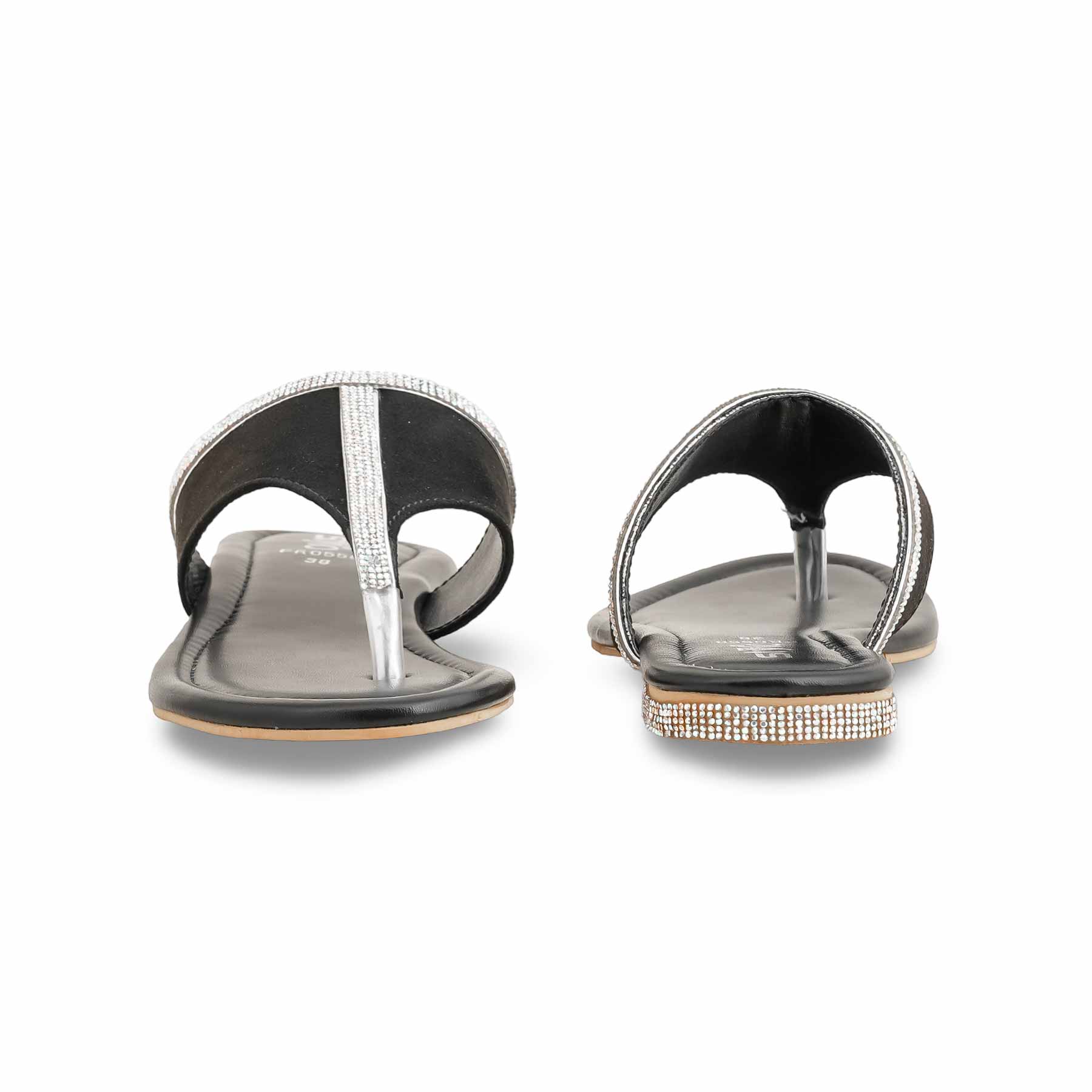 Black Formal Chappal FR0558 - Image 4