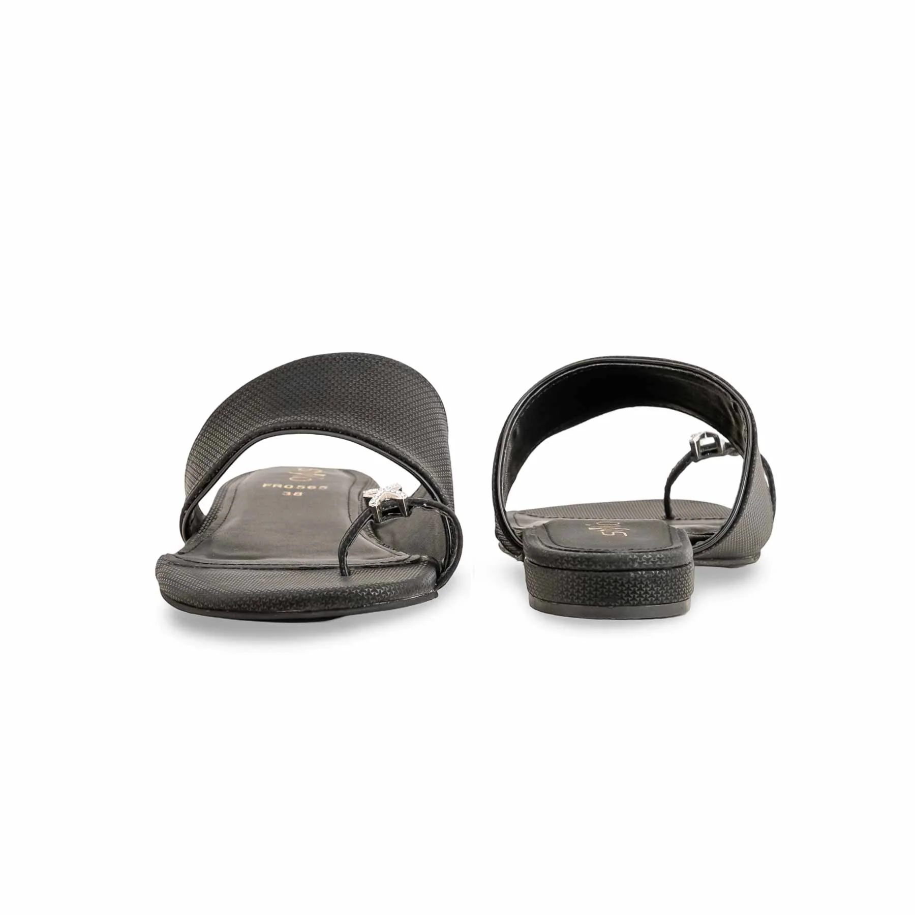 Black Formal Chappal FR0565 - Image 4
