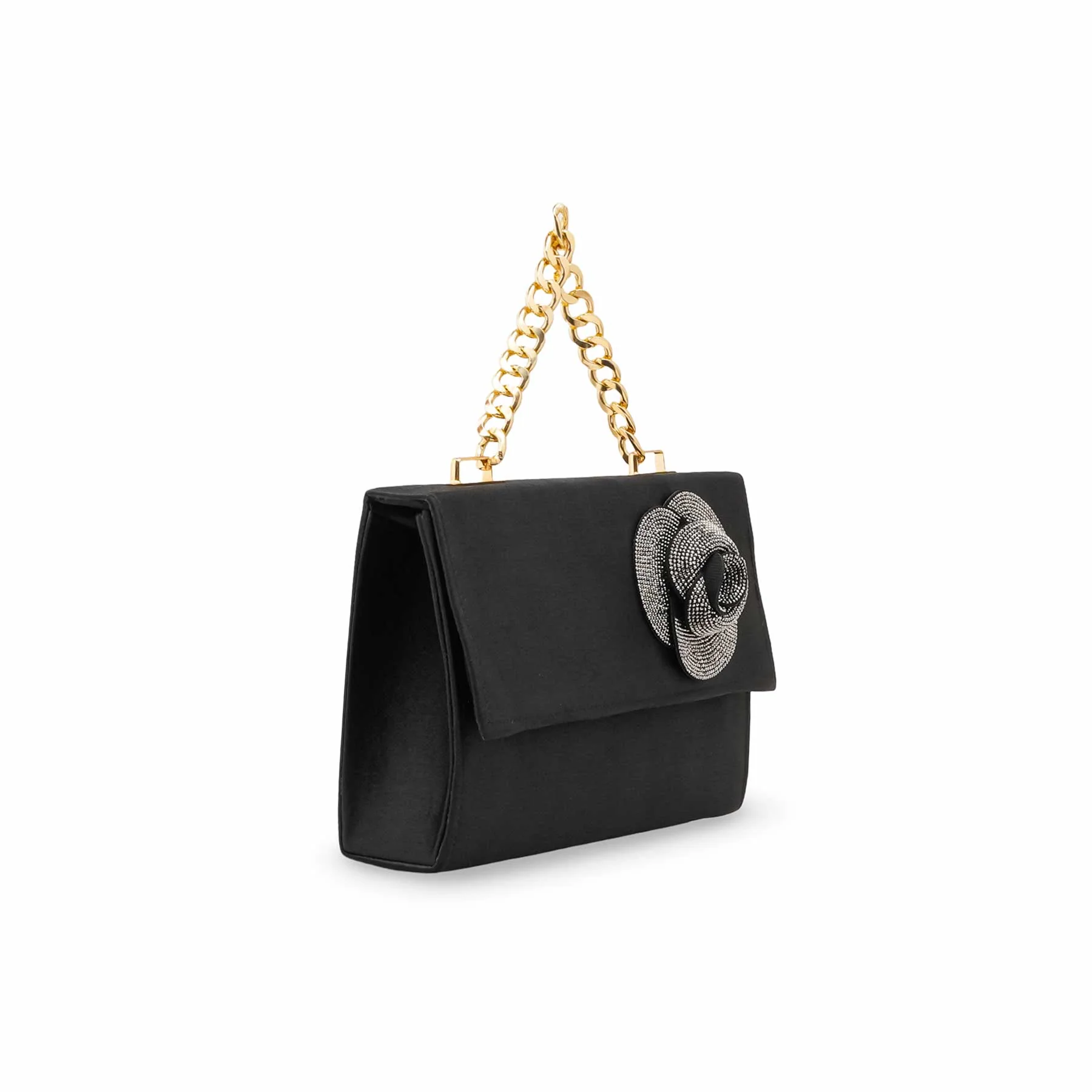 Black Formal Clutch For Women P15693 - Image 3