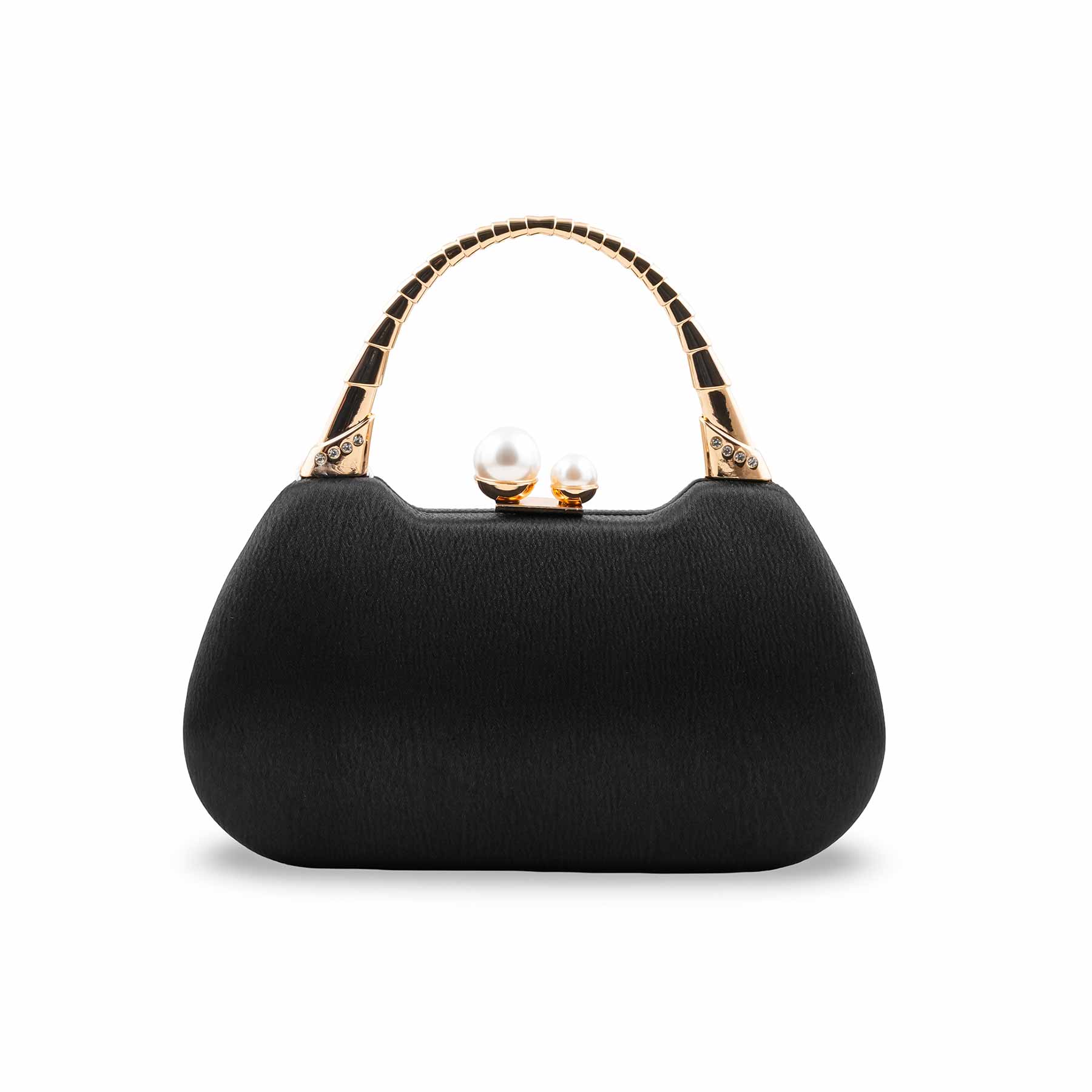 Black Formal Clutch For Women P24405 - Image 4