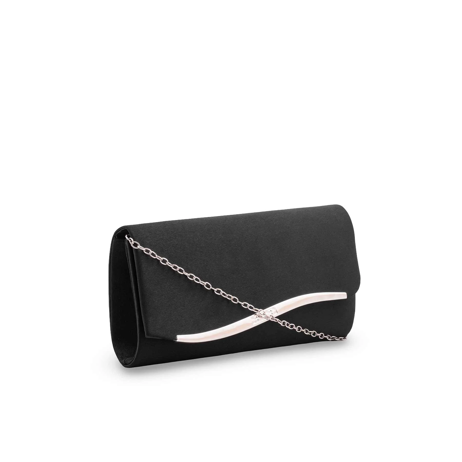 Black Formal Clutch For Women P24453 - Image 3