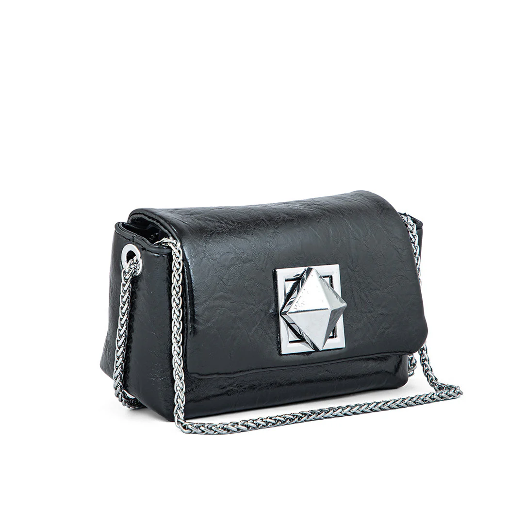 Black Formal Clutch P24115 - Image 2