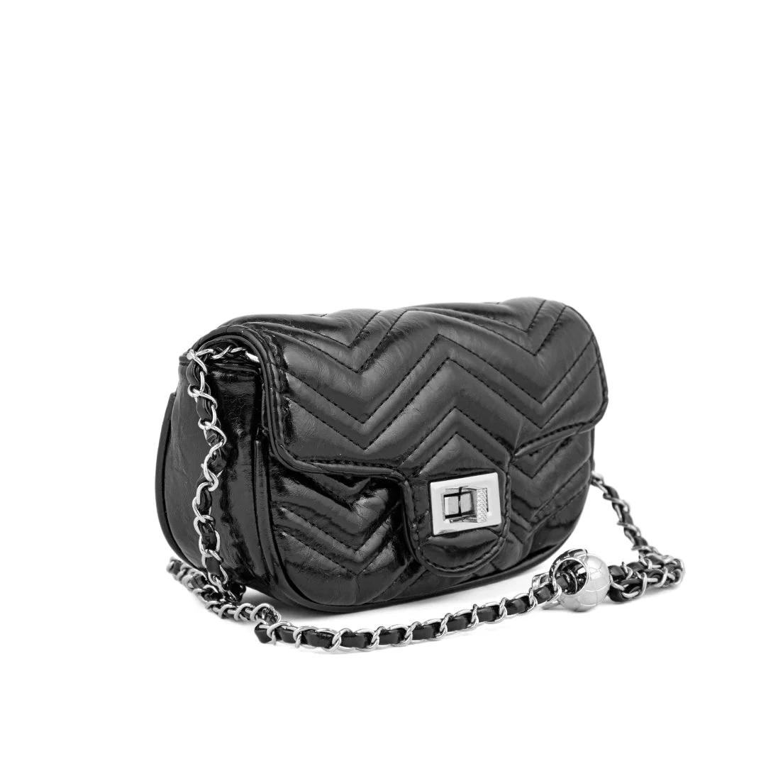 Black Formal Clutch P24119 - Image 2