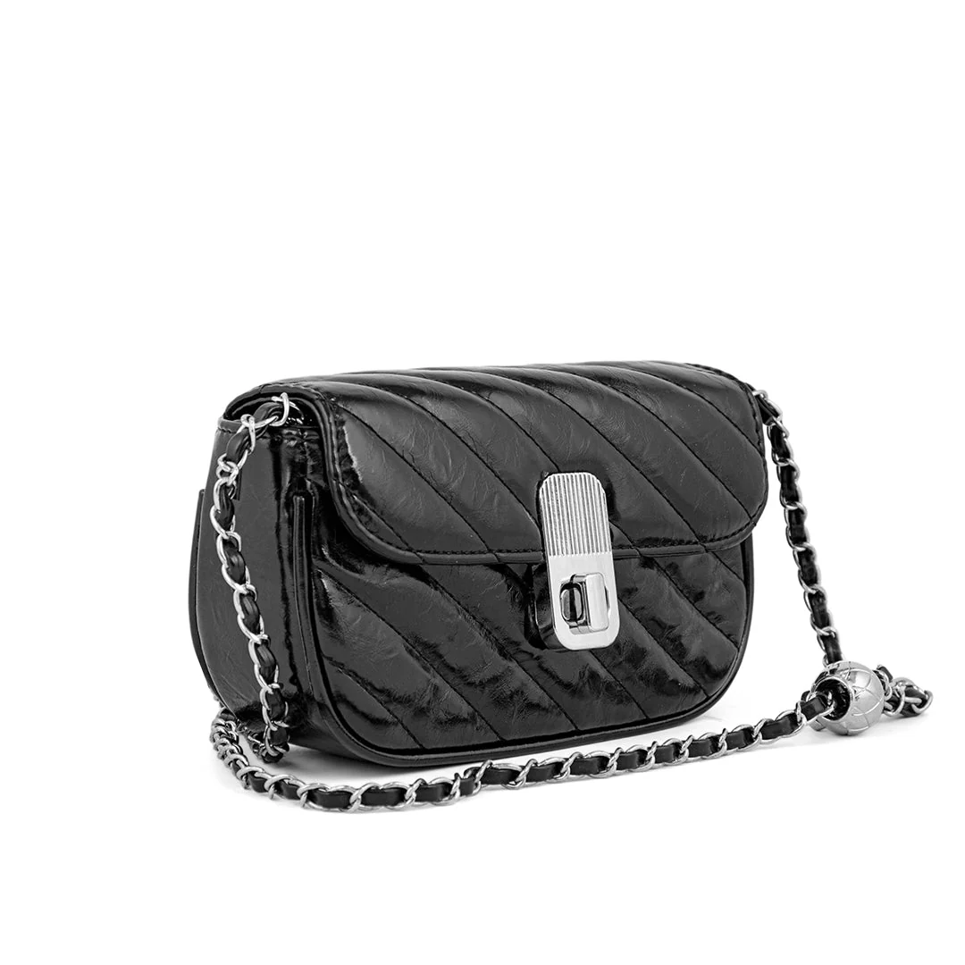 Black Formal Clutch P24123 - Image 2