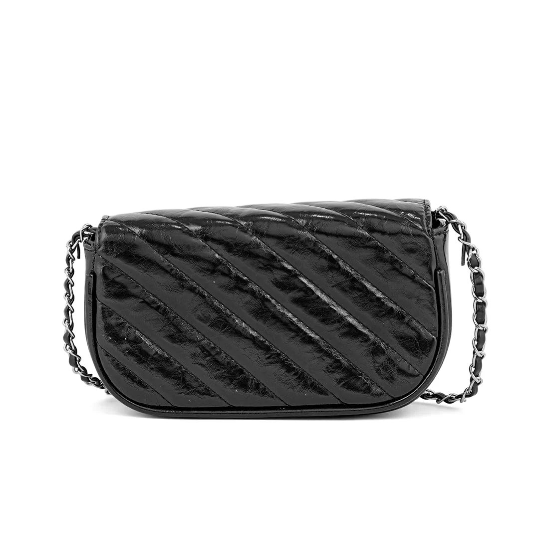 Black Formal Clutch P24123 - Image 3