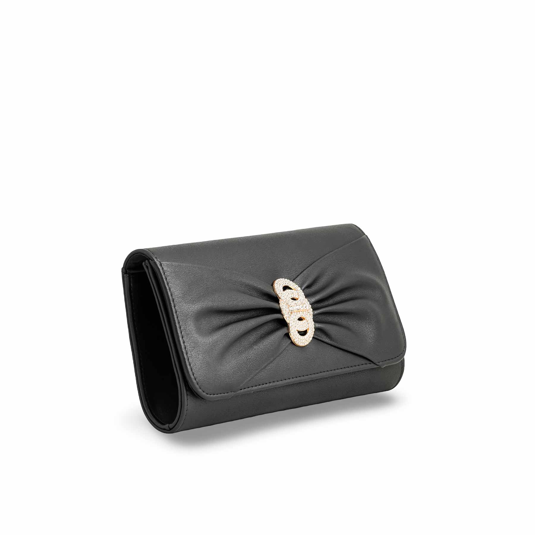 Black Formal Clutch P24218 - Image 2