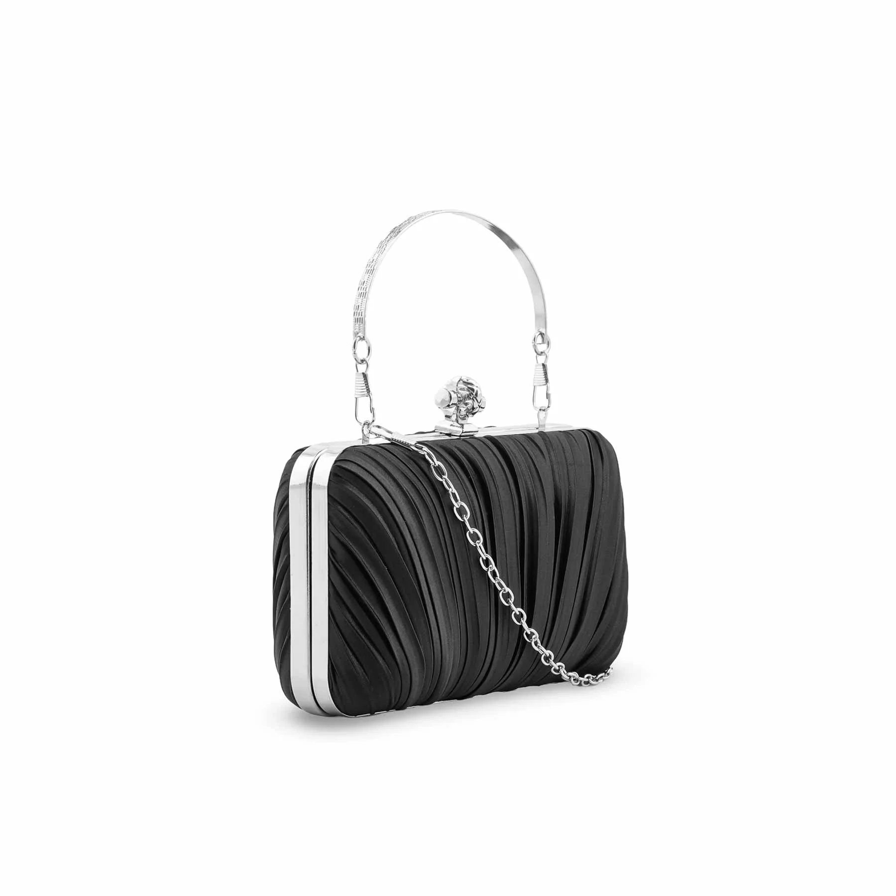 Black Formal Clutch P24438 - Image 3
