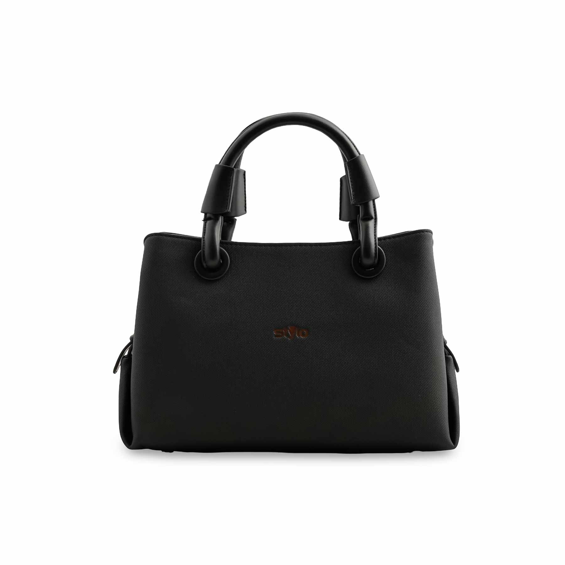 Black Formal Hand Bag For Ladies P36372 - Image 2