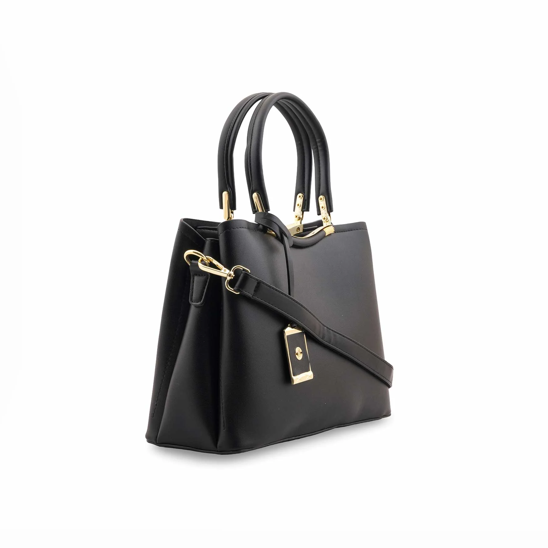 Black Formal Hand Bag For Ladies P36444 - Image 3
