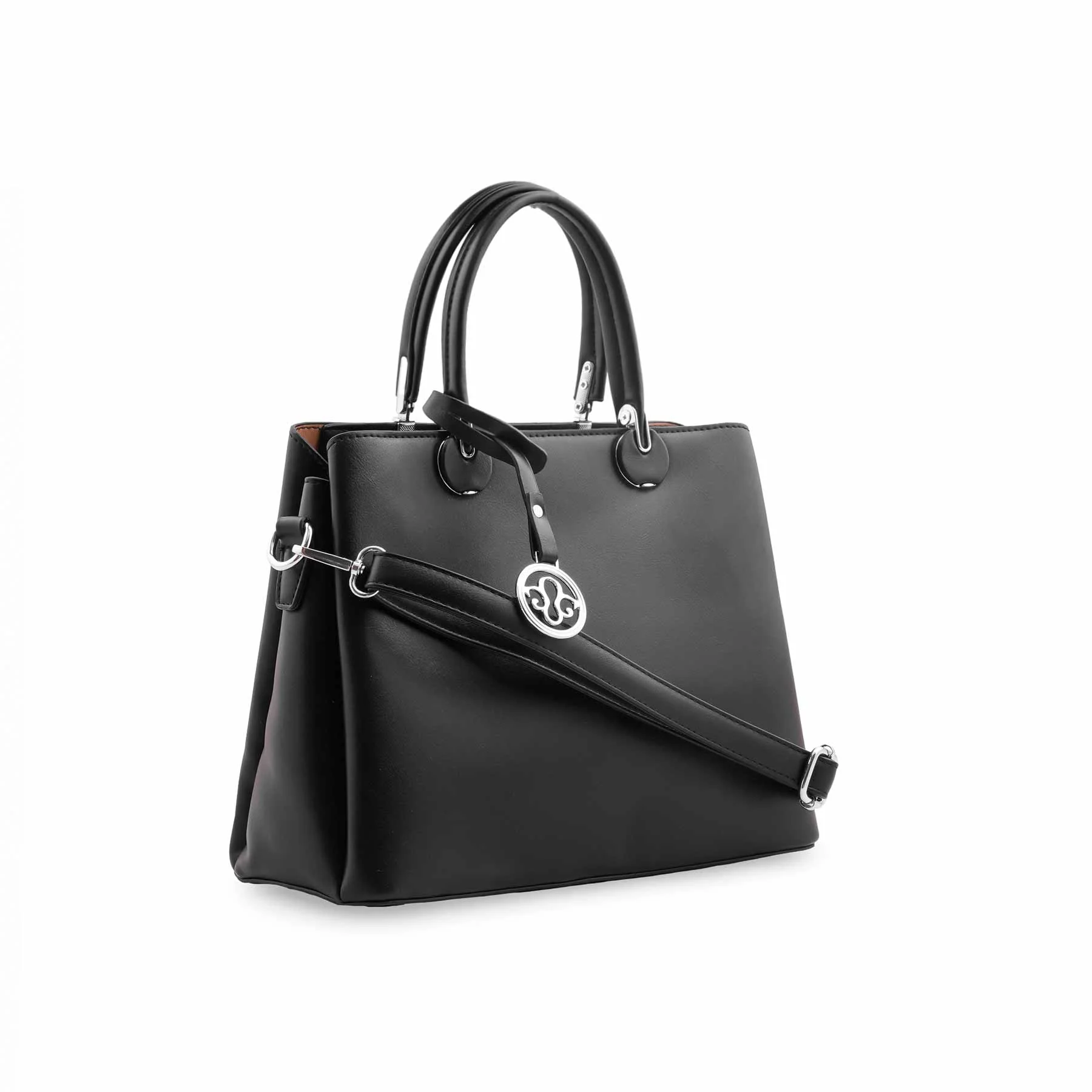 Black Formal Hand Bag For Ladies P36561 - Image 3
