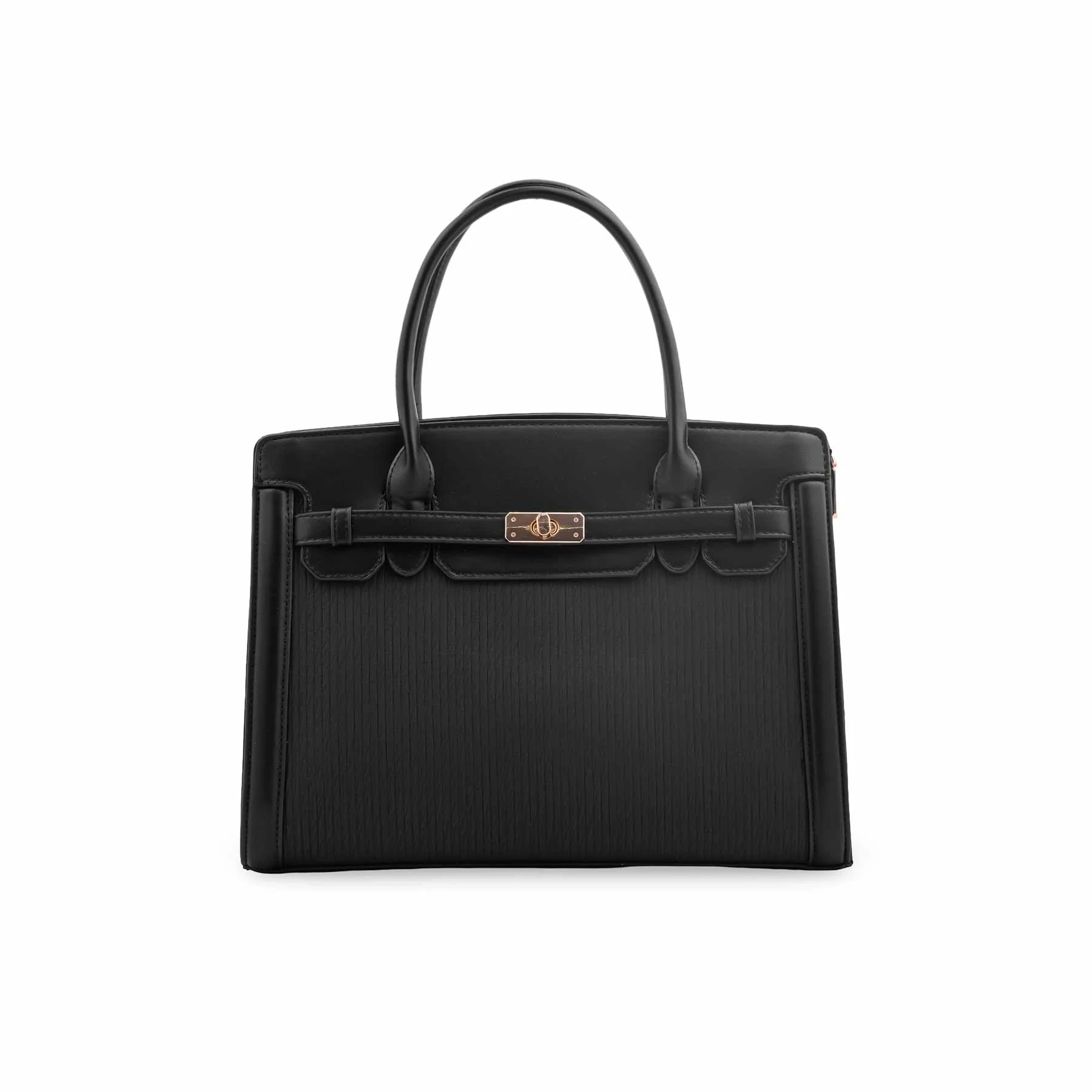 Black Formal Hand Bag For Ladies P36565 - Image 2