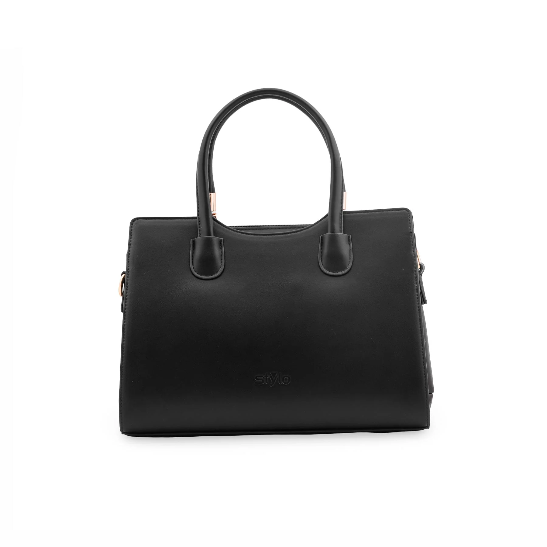 Black Formal Hand Bag For Ladies P36568 - Image 4