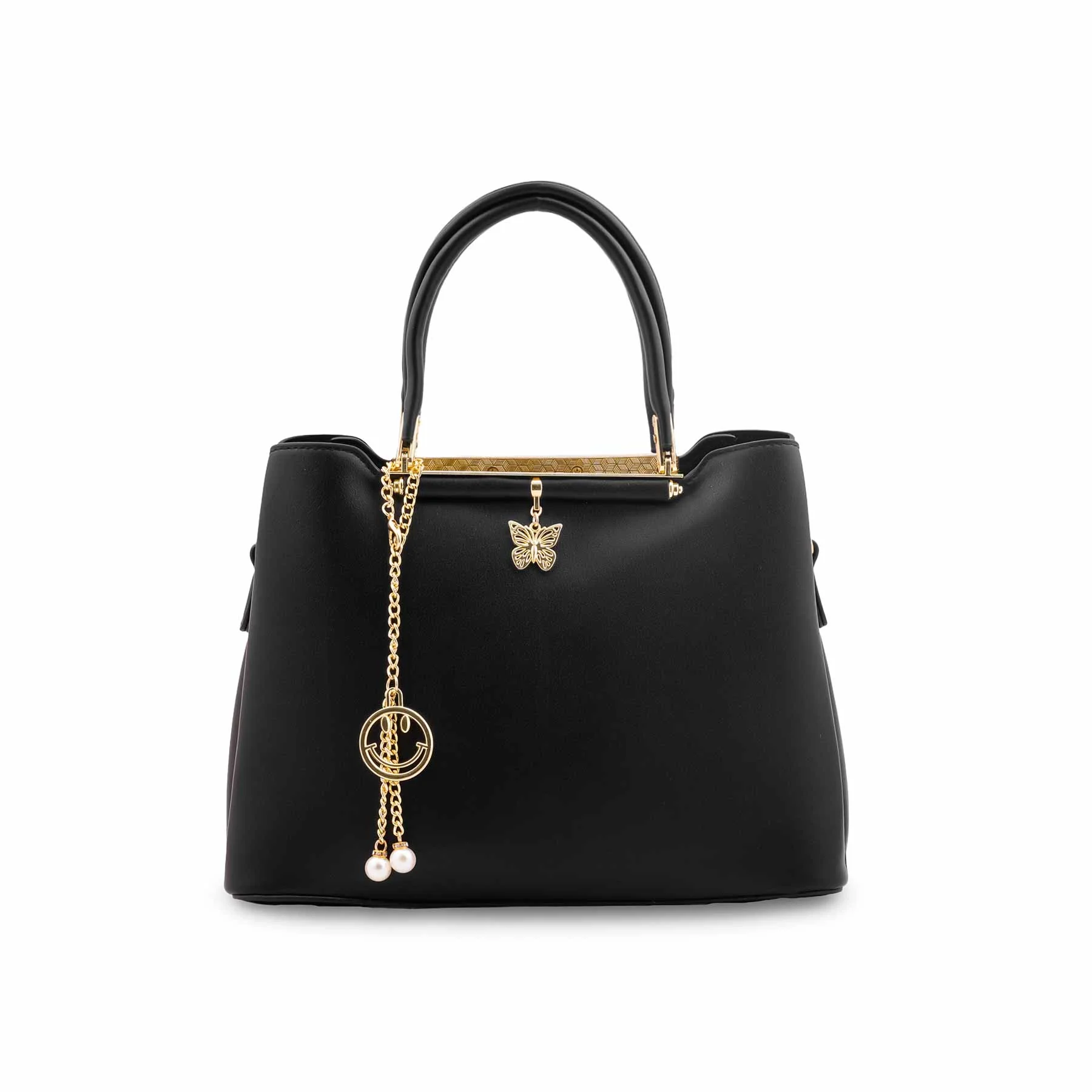 Black Formal Hand Bag For Ladies P36570 - Image 2