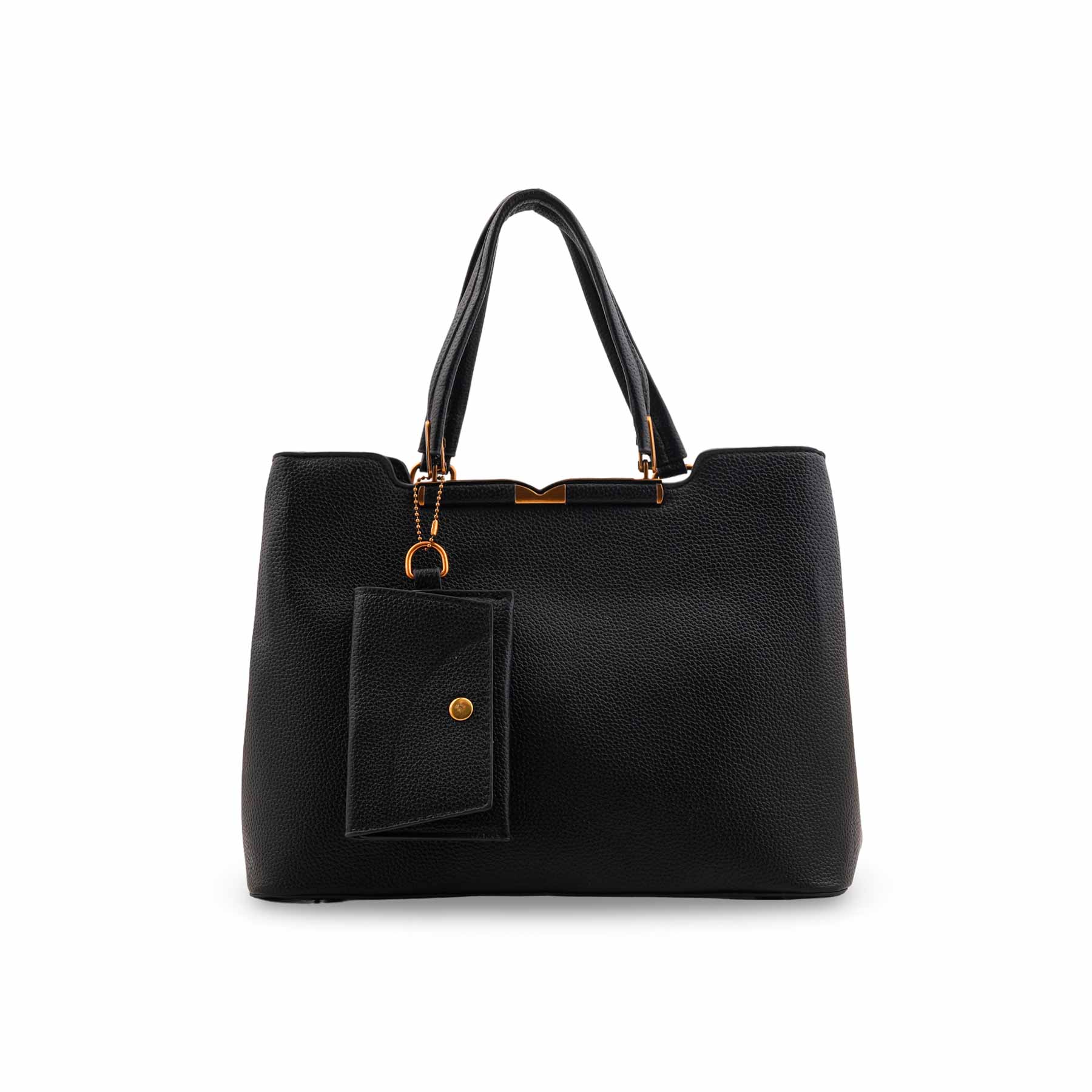 Black Formal Hand Bag For Ladies P36596 - Image 2