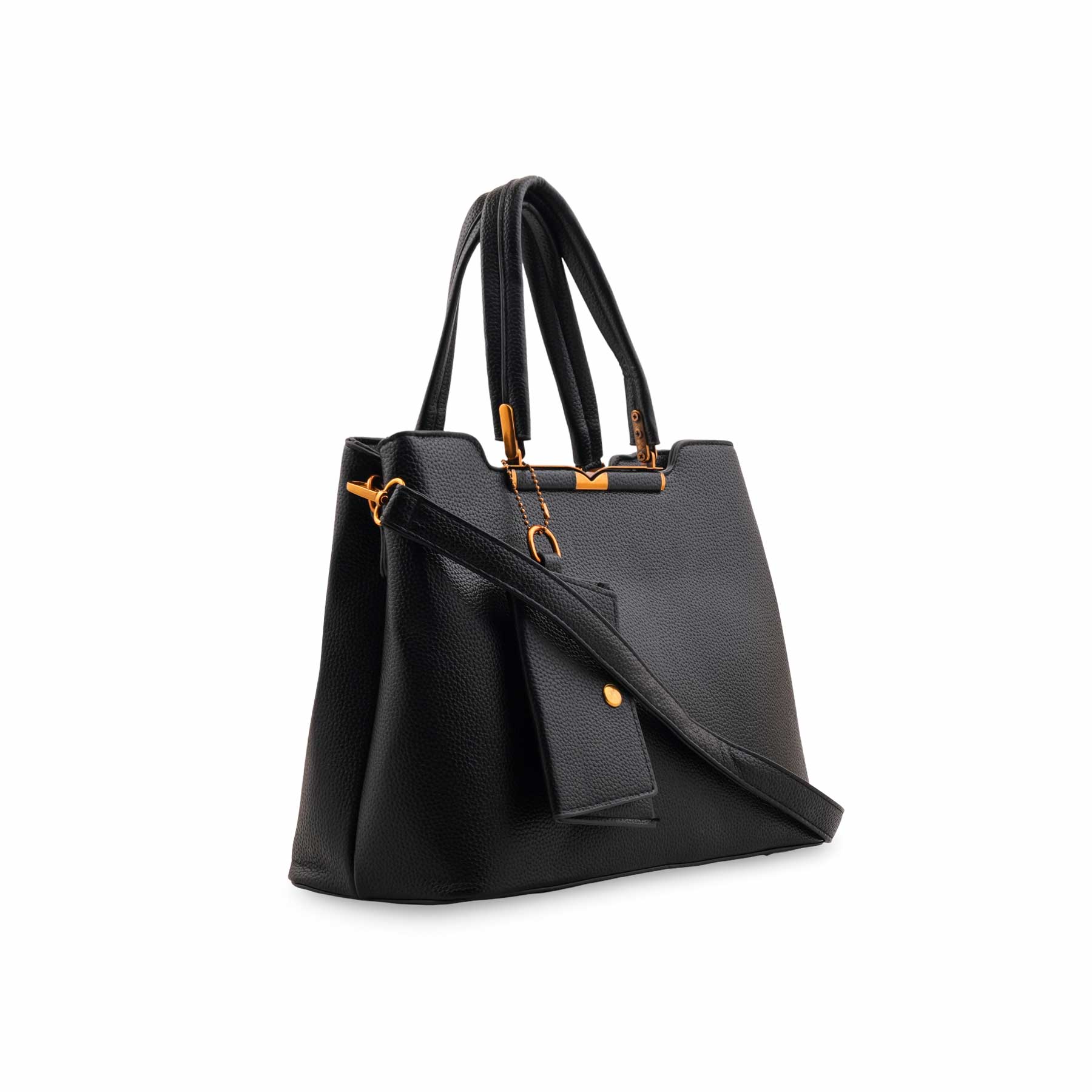 Black Formal Hand Bag For Ladies P36596 - Image 3