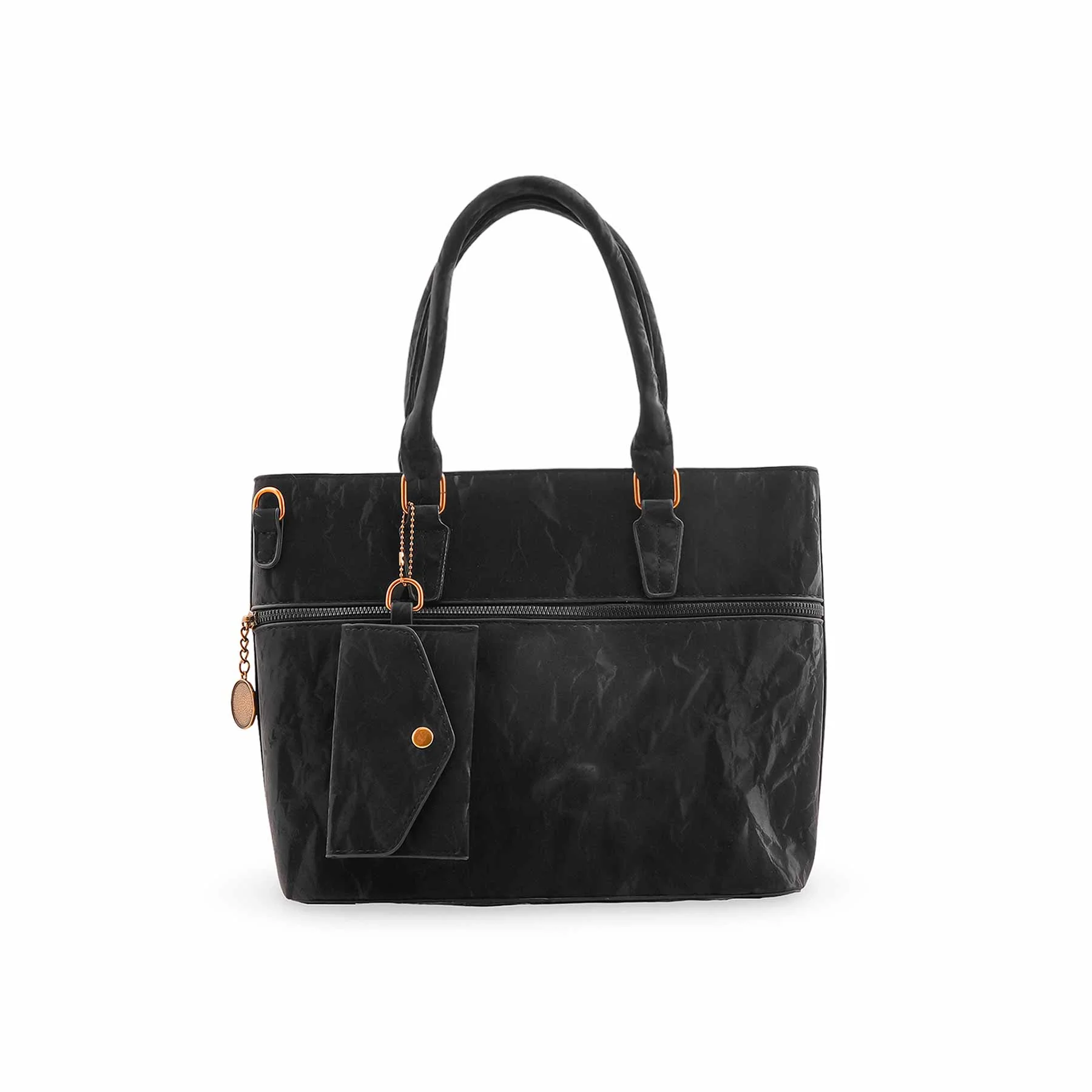Black Formal Hand Bag For Ladies P36604 - Image 2