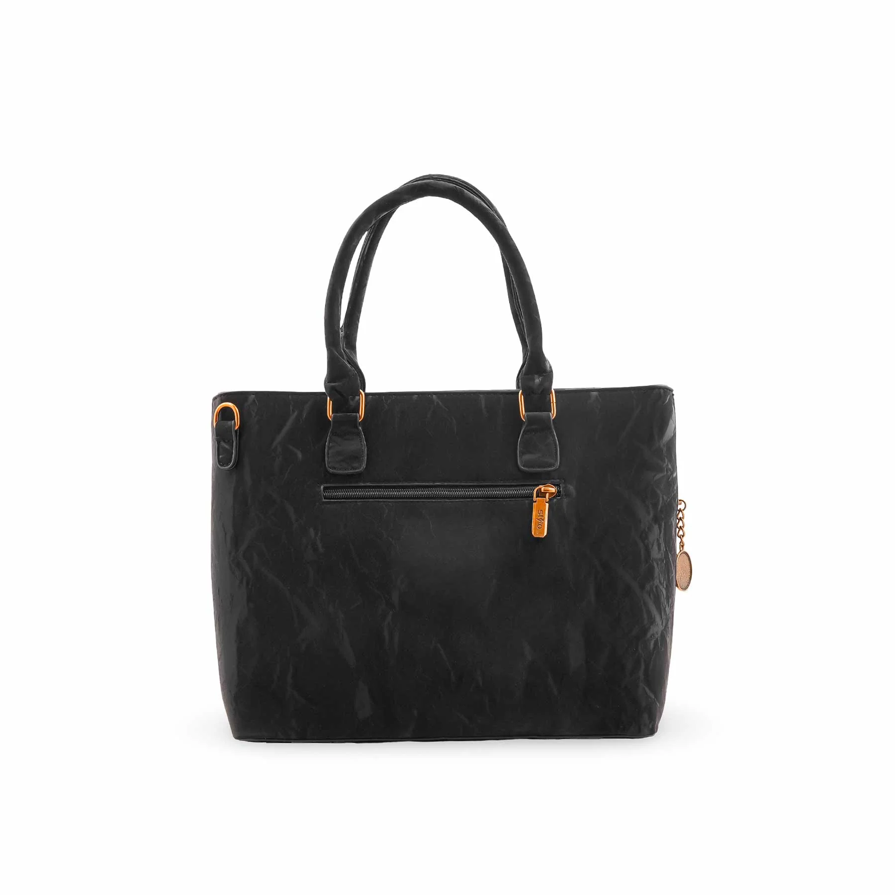 Black Formal Hand Bag For Ladies P36604 - Image 4