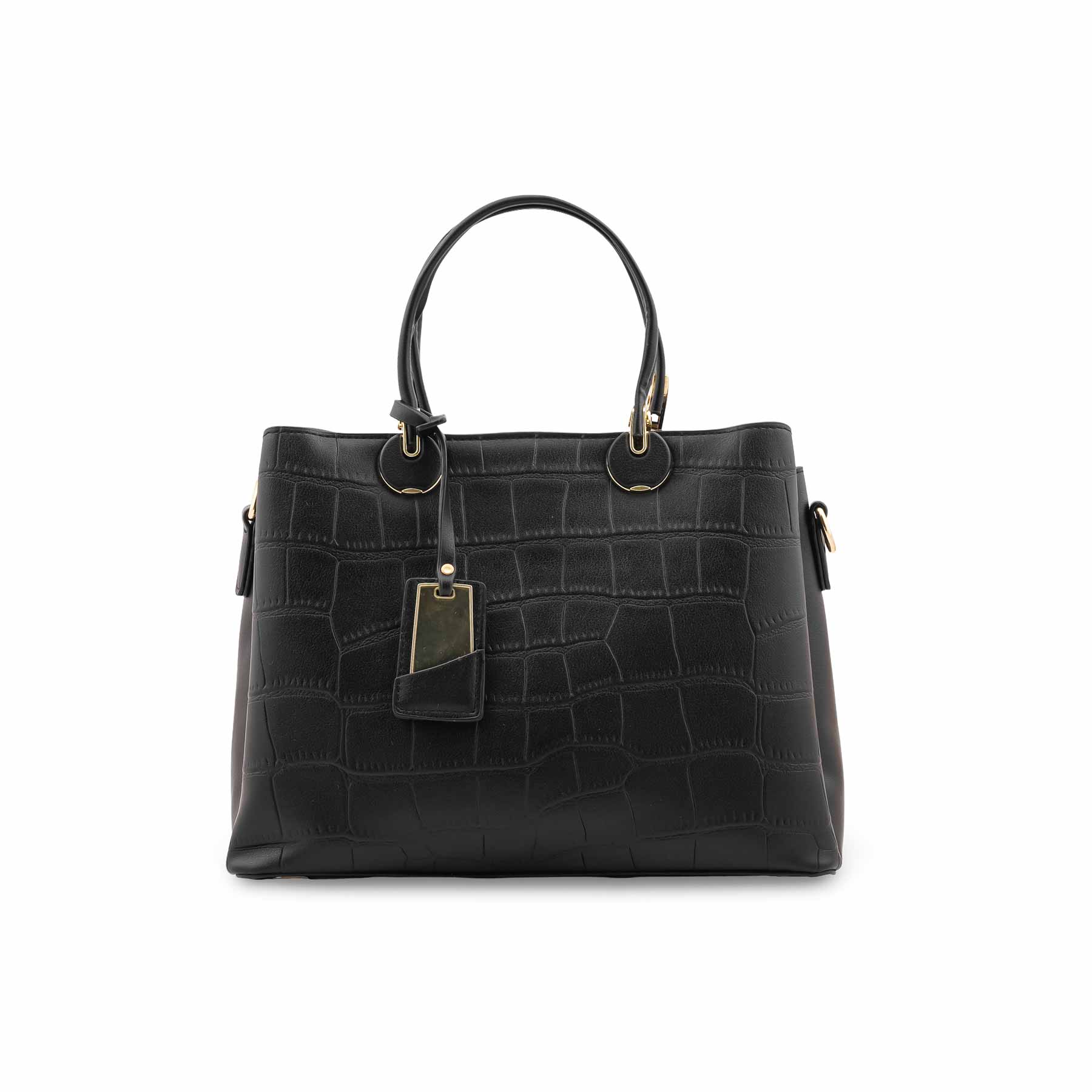 Black Formal Hand Bag For Women P36447 - Image 2