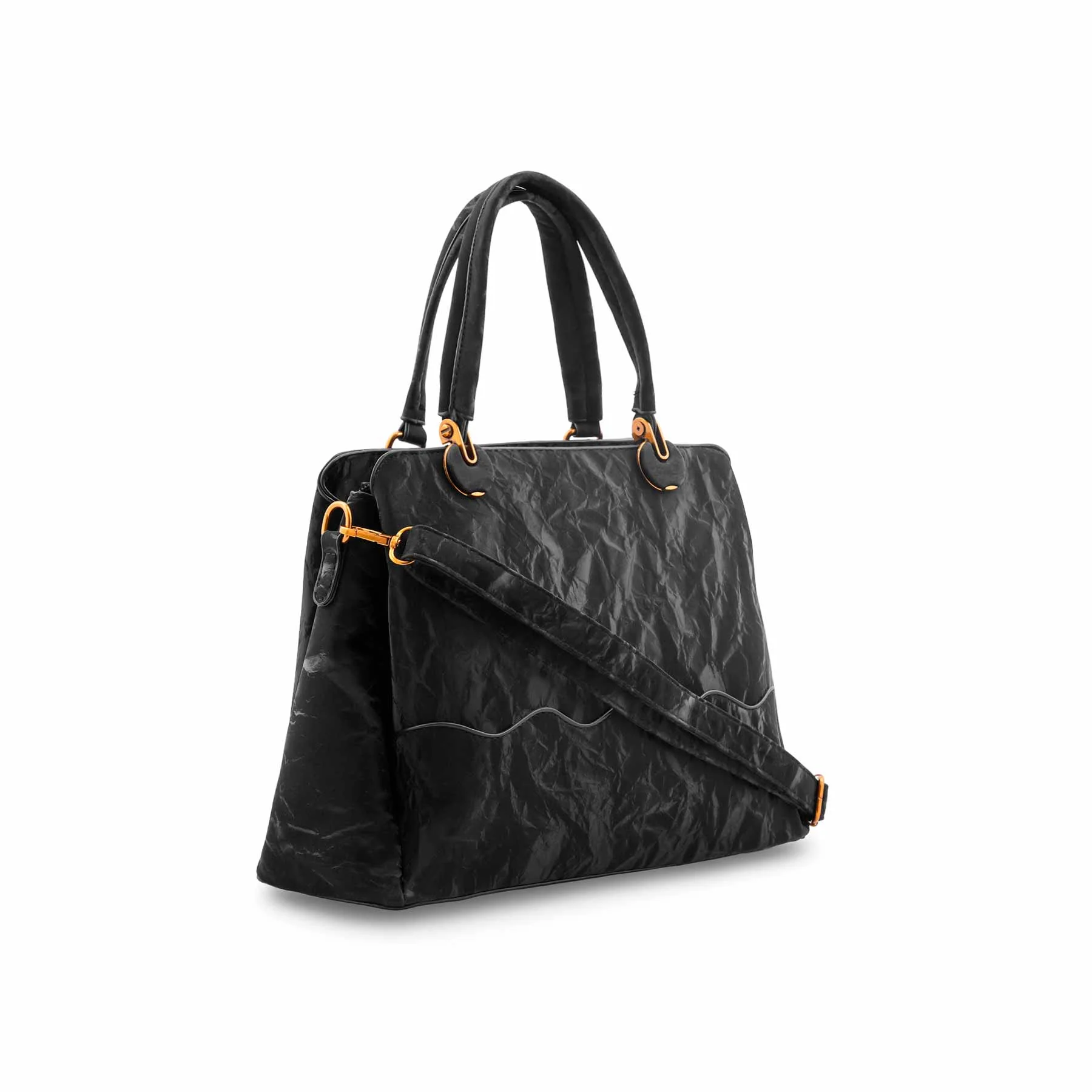Black Formal Hand Bag For Women P36593 - Image 4