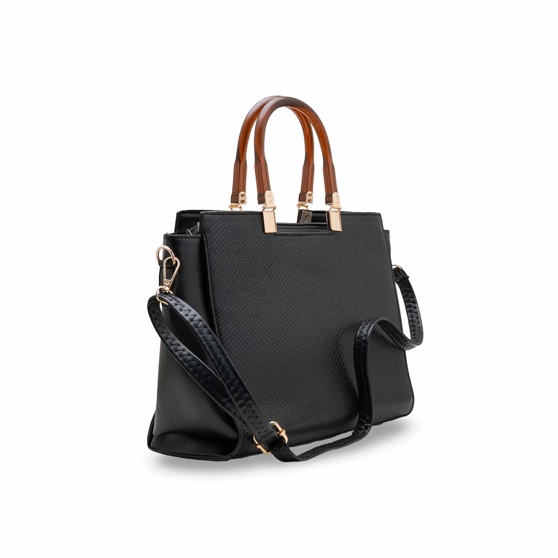 Black Formal Hand Bag For Women P55828 - Image 3