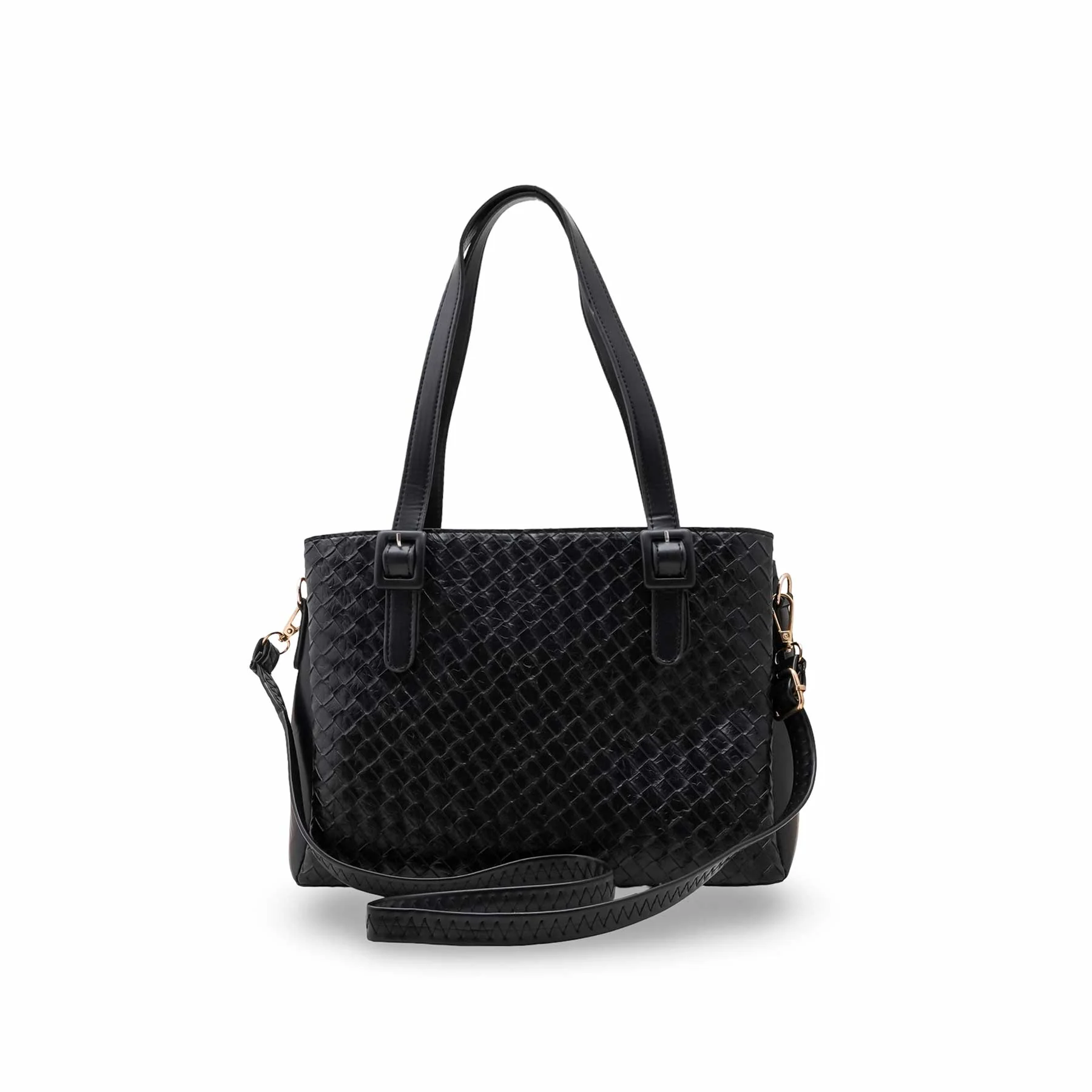 Black Formal Hand Bag For Women P55831 - Image 2
