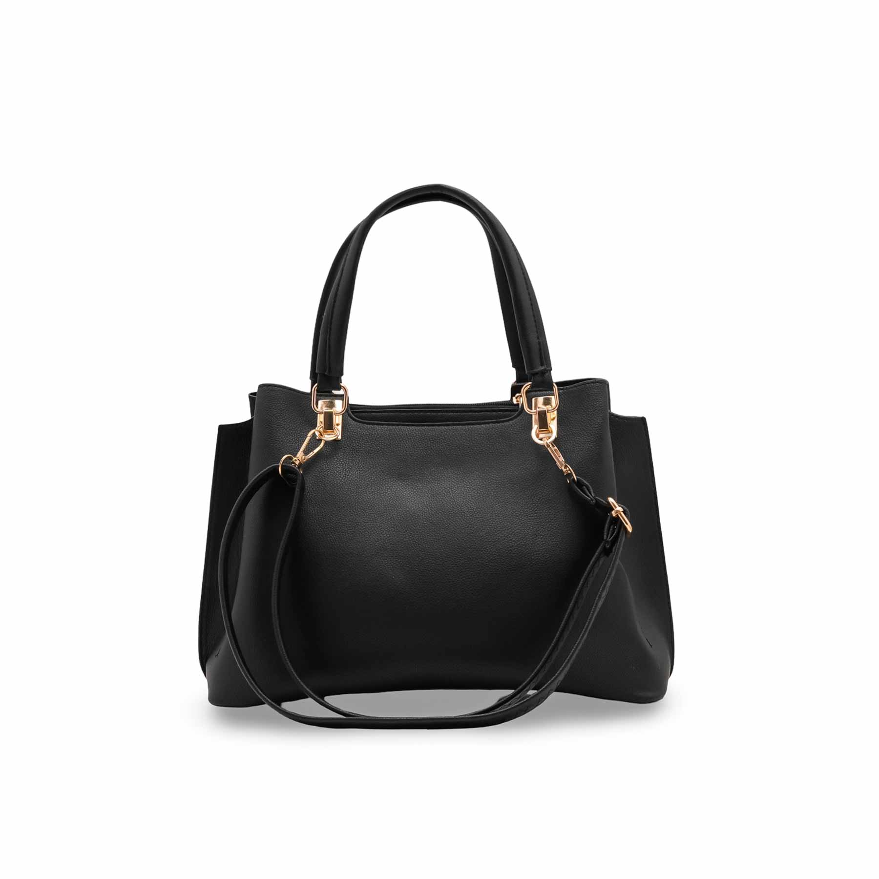 Black Formal Hand Bag For Women P55847 - Image 2