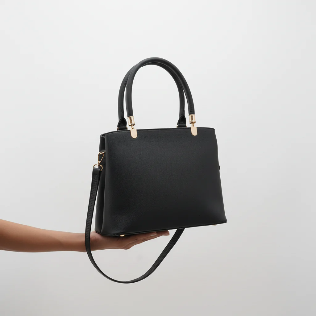Black Formal Hand Bag For Women P55873 - Image 2