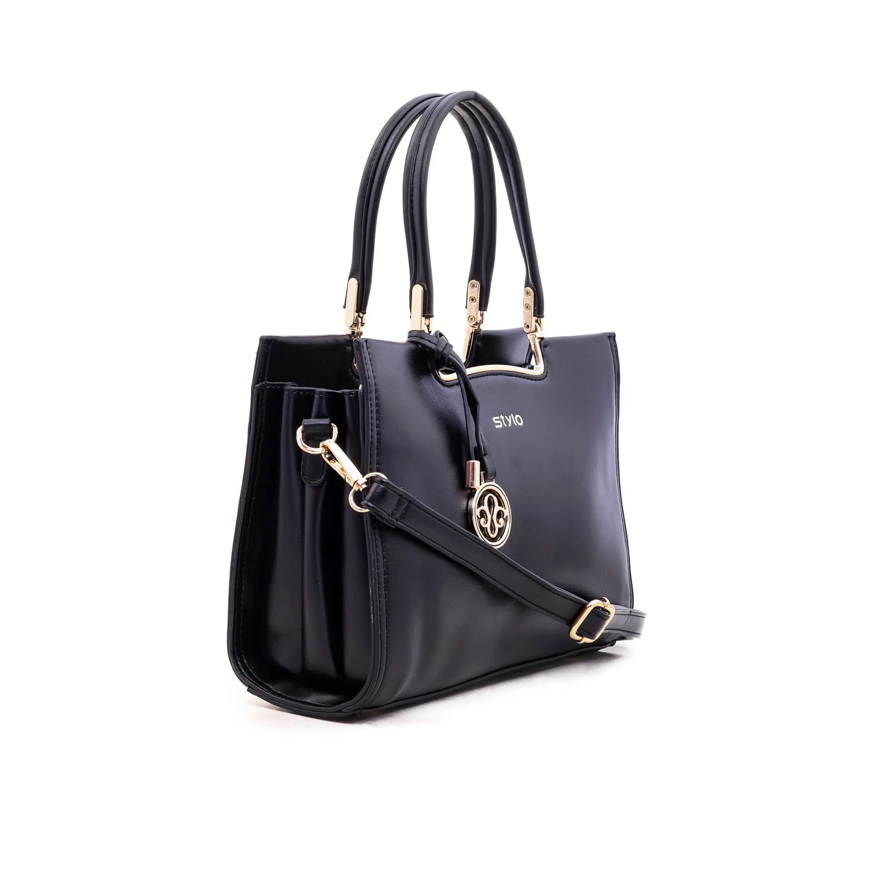 Black Formal Hand Bag P35241 - Image 2