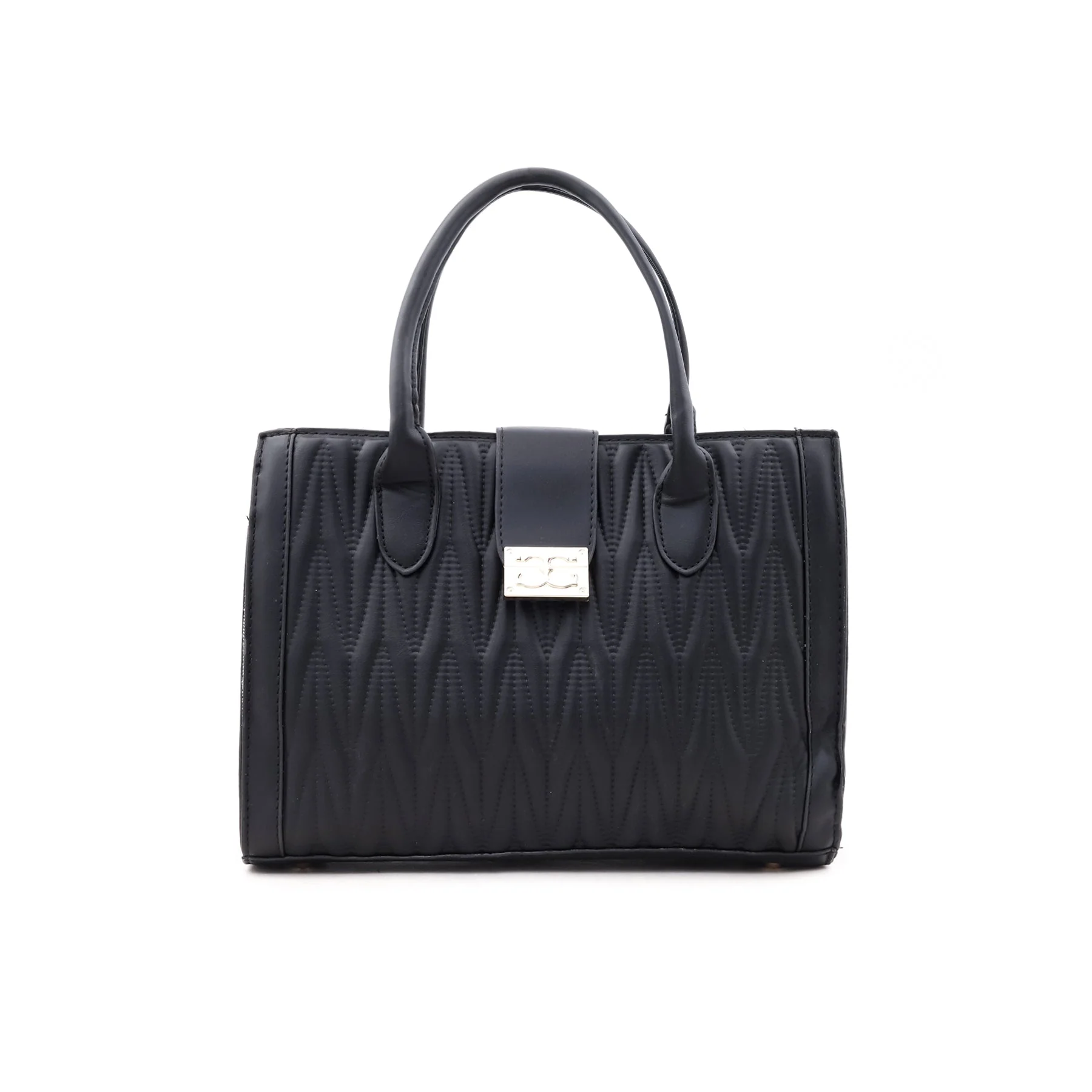 Black Formal Hand Bag P35633 - Image 2