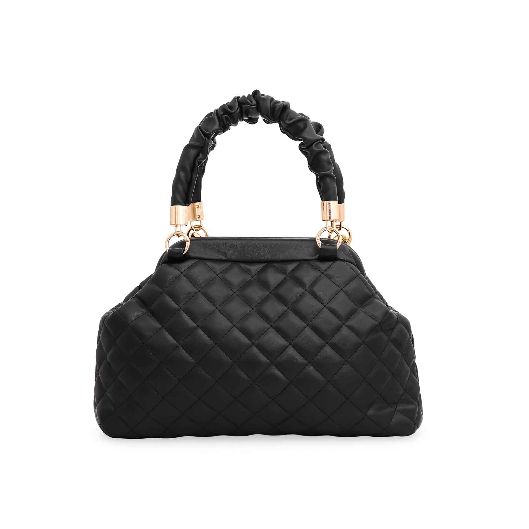 Black Formal Hand Bag P36039 - Image 4