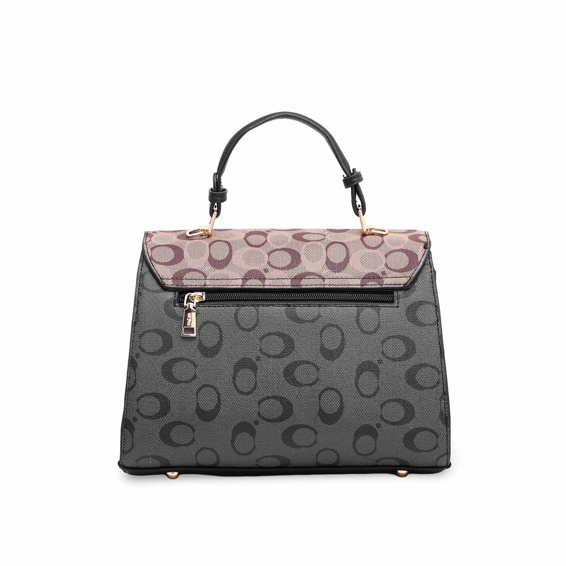 Black Formal Hand Bag P36051 - Image 3