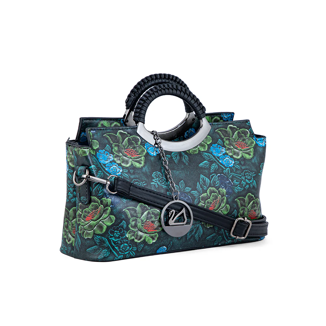 Black Formal Hand Bag P36168 - Image 2