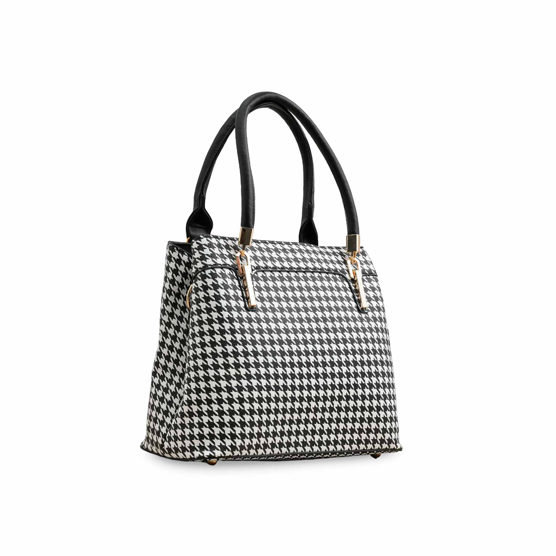 Black Formal Hand Bag P36174 - Image 3