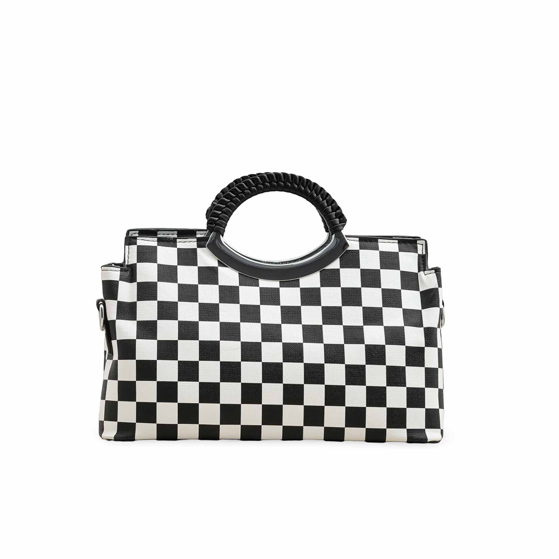 Black Formal Hand Bag P36189 - Image 2