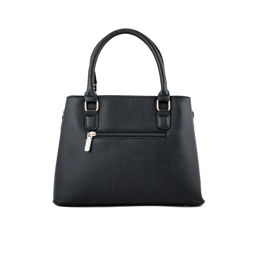 Black Formal Hand Bag P36237 - Image 3