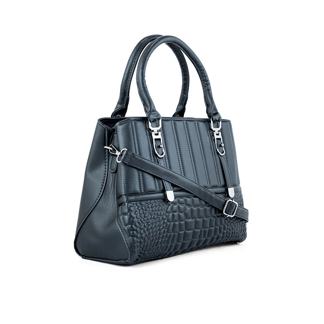 Black Formal Hand Bag P36244 - Image 2