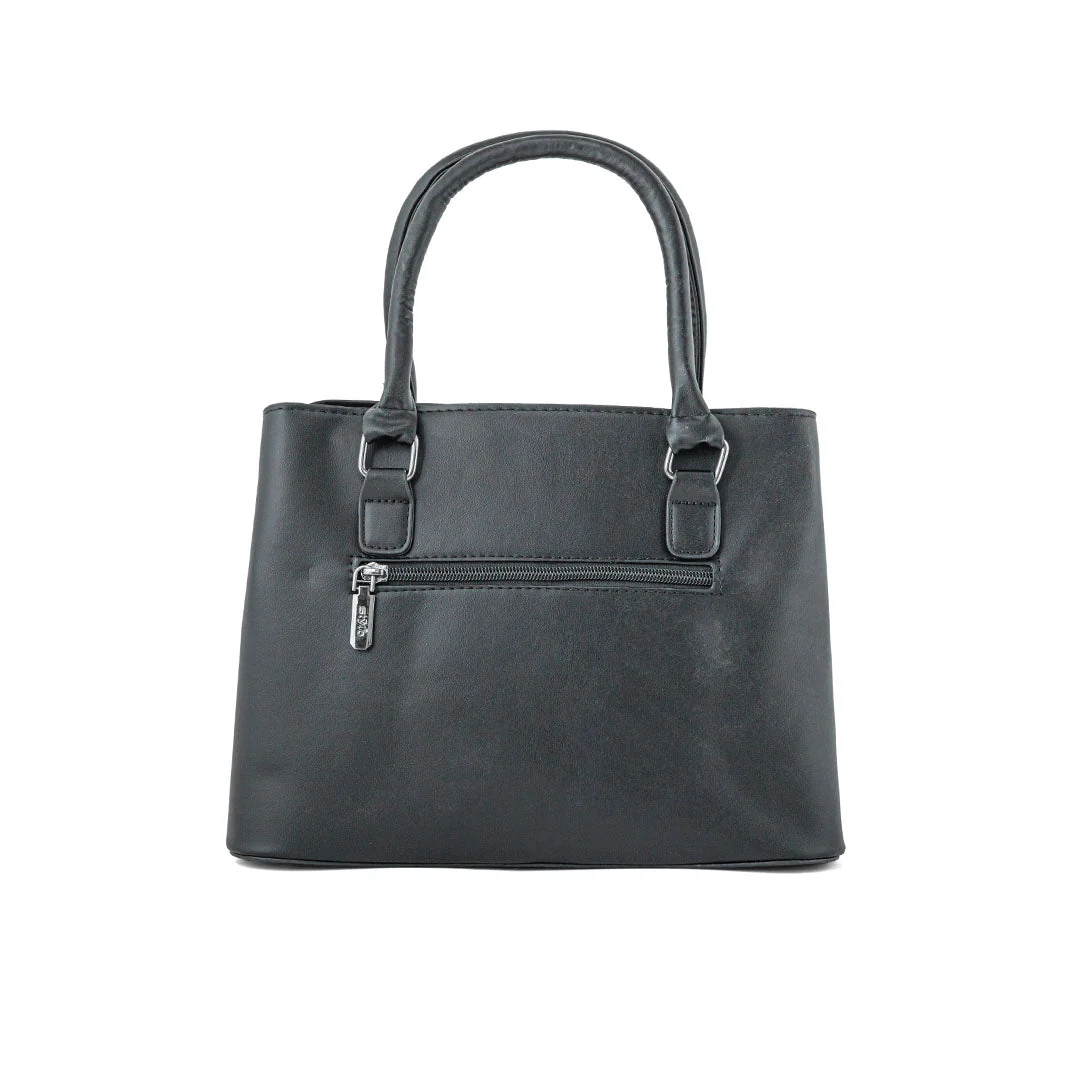 Black Formal Hand Bag P36245 - Image 3