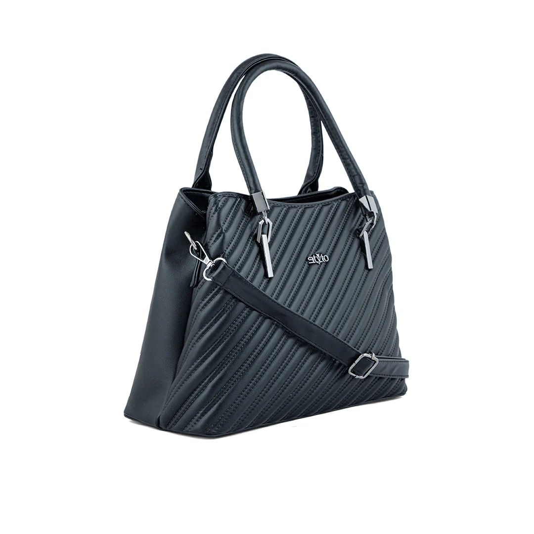 Black Formal Hand Bag P36247 - Image 2