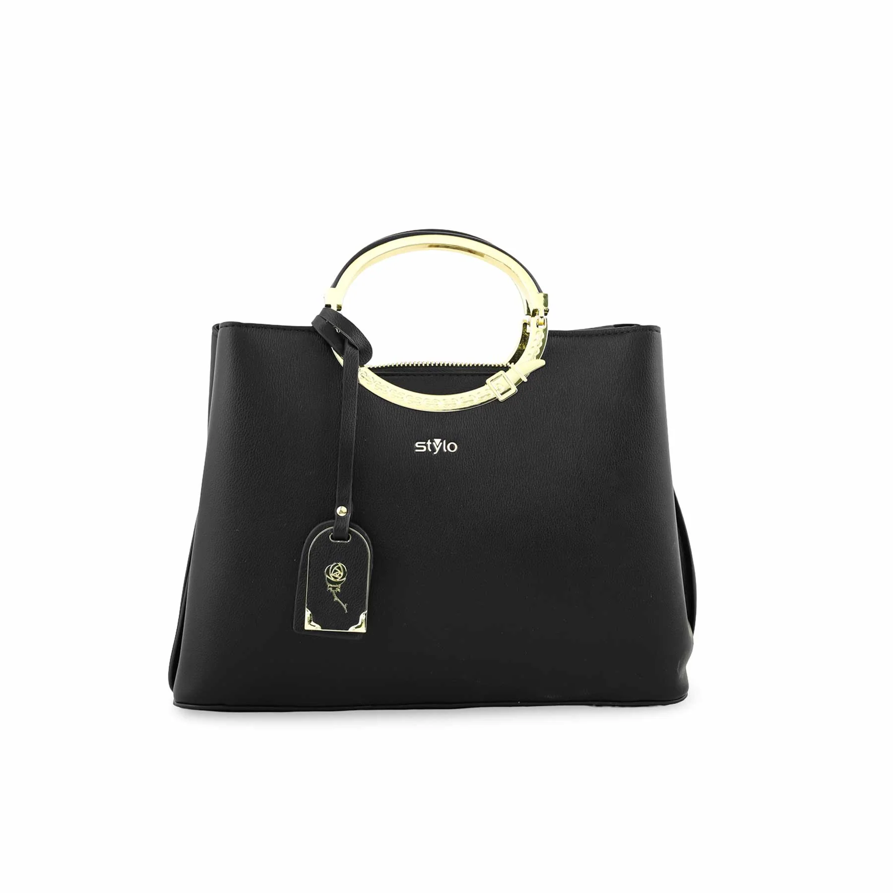 Black Formal Hand Bag P36255 - Image 2