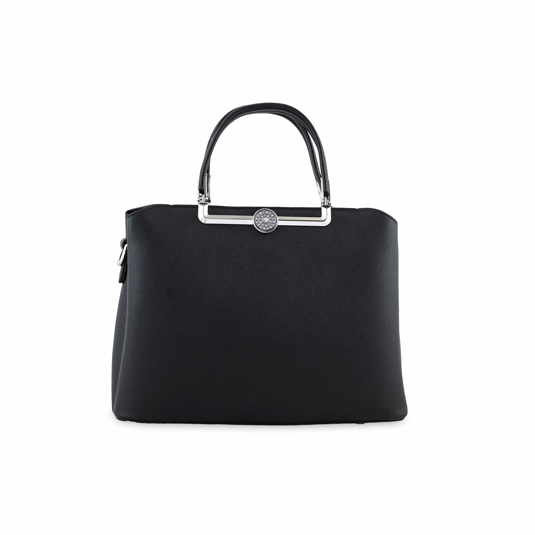Black Formal Hand Bag P36261 - Image 4