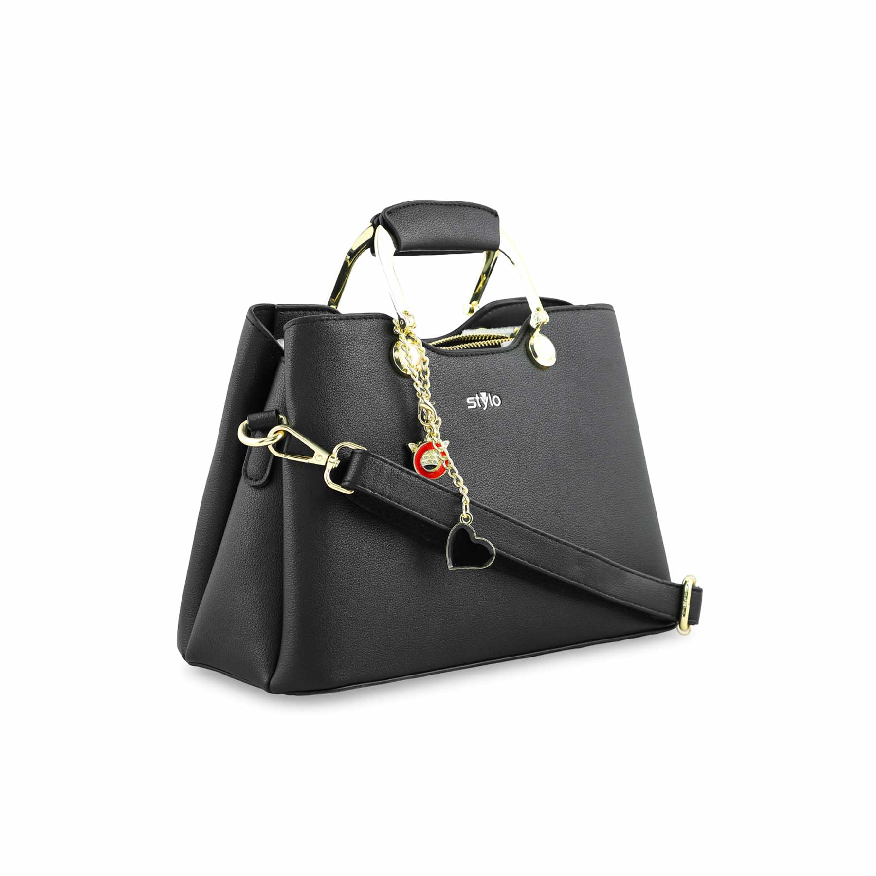 Black Formal Hand Bag P36268 - Image 2