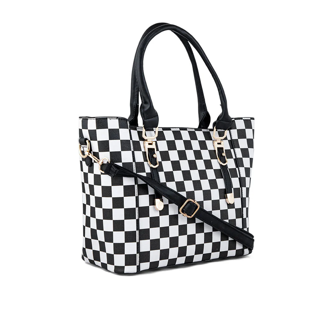 Black Formal Hand Bag P36273 - Image 4