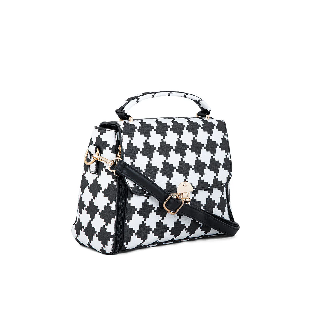 Black Formal Hand Bag P36281 - Image 2