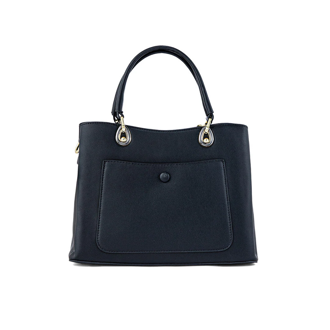 Black Formal Hand Bag P36285 - Image 3