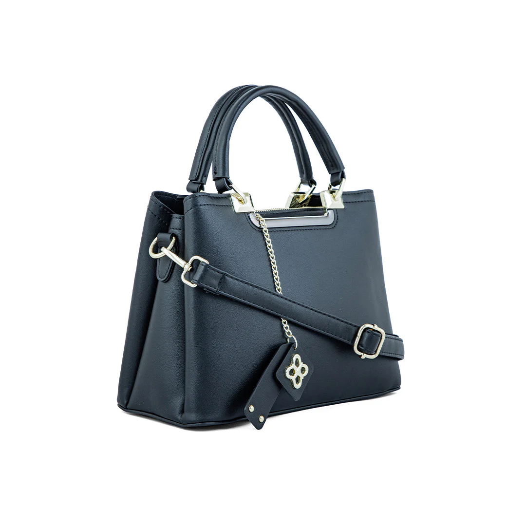 Black Formal Hand Bag P36286 - Image 3