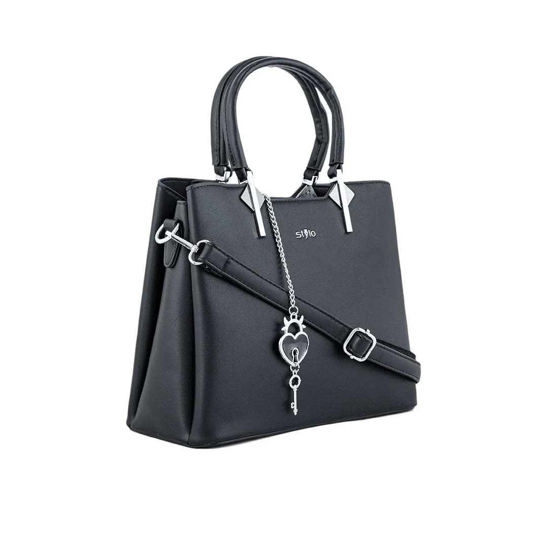 Black Formal Hand Bag P36288 - Image 2