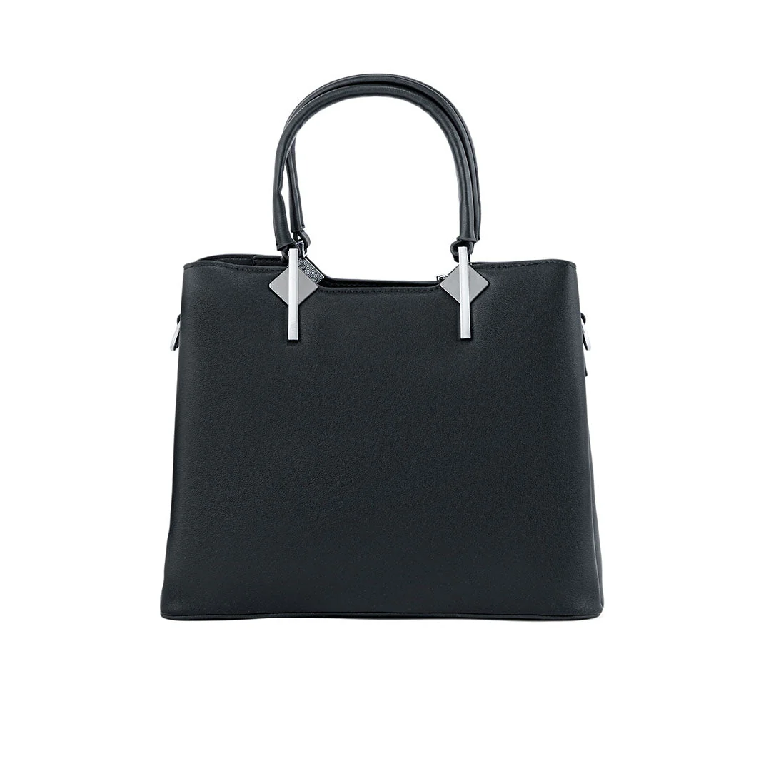 Black Formal Hand Bag P36288 - Image 3